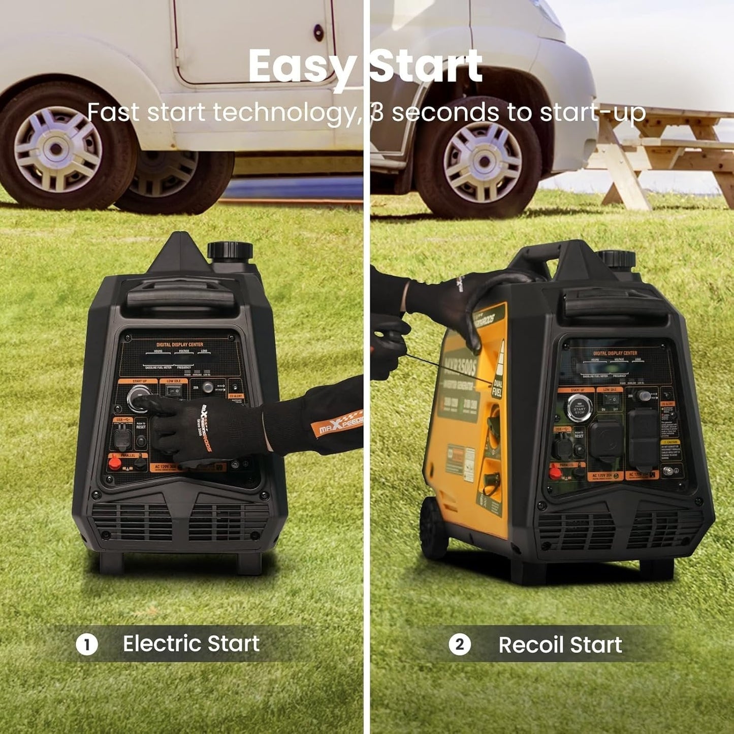 Maxpeedingrods 3500 Watt Portable Super Quite Electric Machine