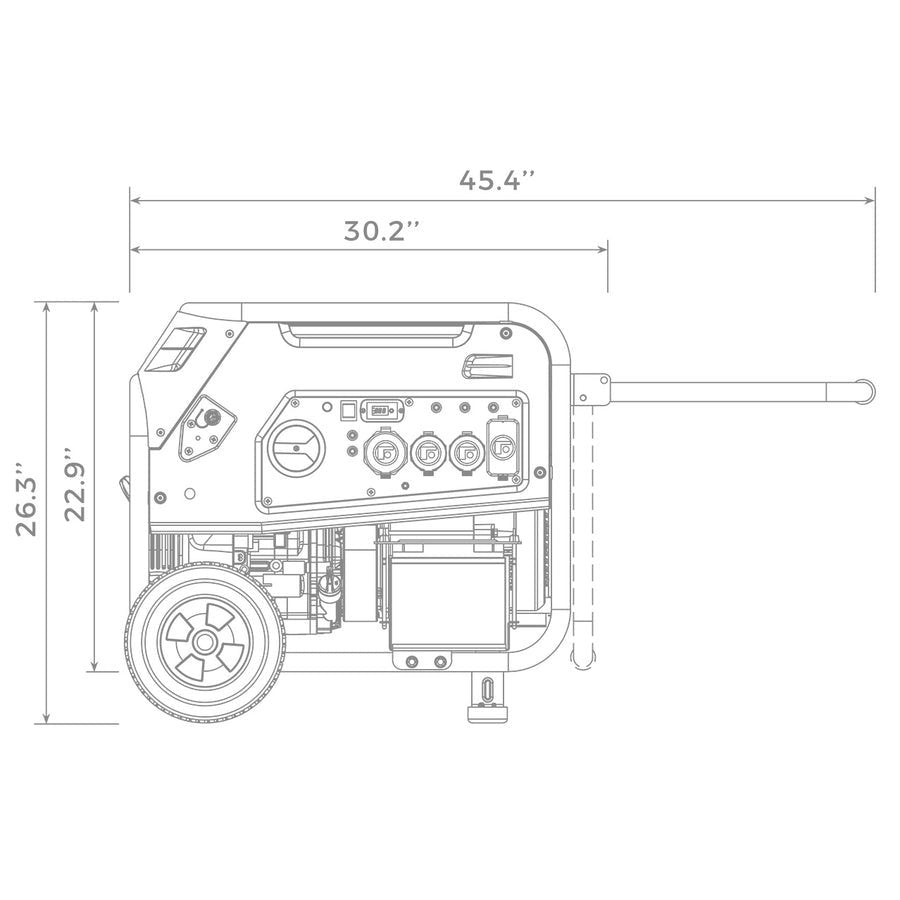 Firman H07552 9400W Dual Fuel Generator