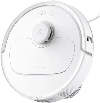 Roborock Q Revo MaxV Robot Vacuum, 7000Pa Suction, Auto Tank Refilling, Auto Dust Emptying, Double Spinning Mop, Reactive Tech Obstacle Avoidance, White