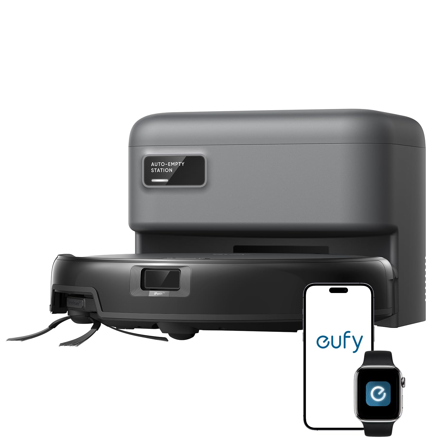 eufy L60 Robot Vacuum Cleaner, Dust,iPath Laser Navigation