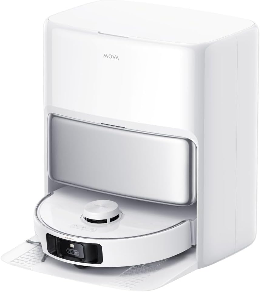 MOVA P50 Pro Ultra Robot Vacuum with 19000Pa Suction, White