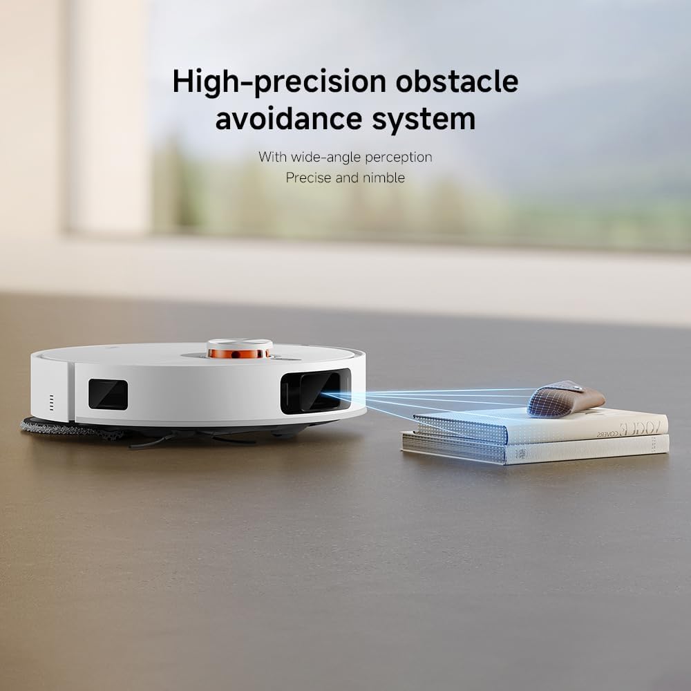 XIAOMI Robot Vacuum X20 Pro – Smart 2-in-1 Vacuum & Mop with Auto-Empty Dock, AI Obstacle Avoidance, 8000Pa Suction, LDS Laser Navigation, App & Voice Control, UK Version – White