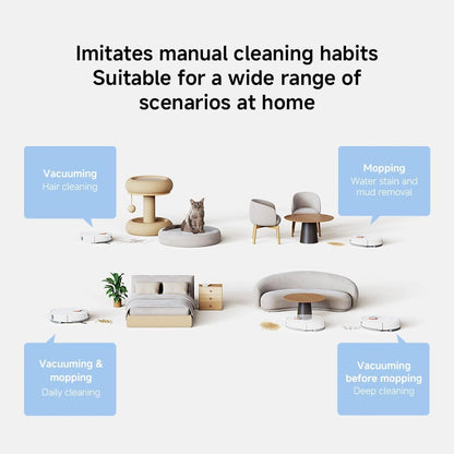 XIAOMI H40 Robot Vacuum Cleaner with Self Empty Station, 10000 Pa Suction