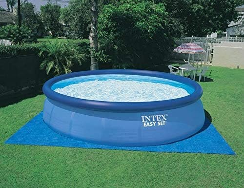Intex 18′ x 48″ Inflatable Above Ground Swimming Pool with Ladder, Pump