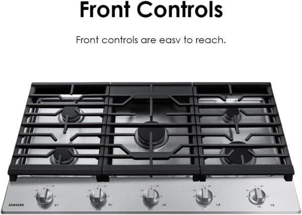 Samsung 36″ Gas Cooktop NA36R5310FS