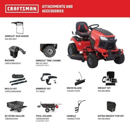 Craftsman T2200K 42-in 20 HP 725cc Hydrostatic Riding Mower