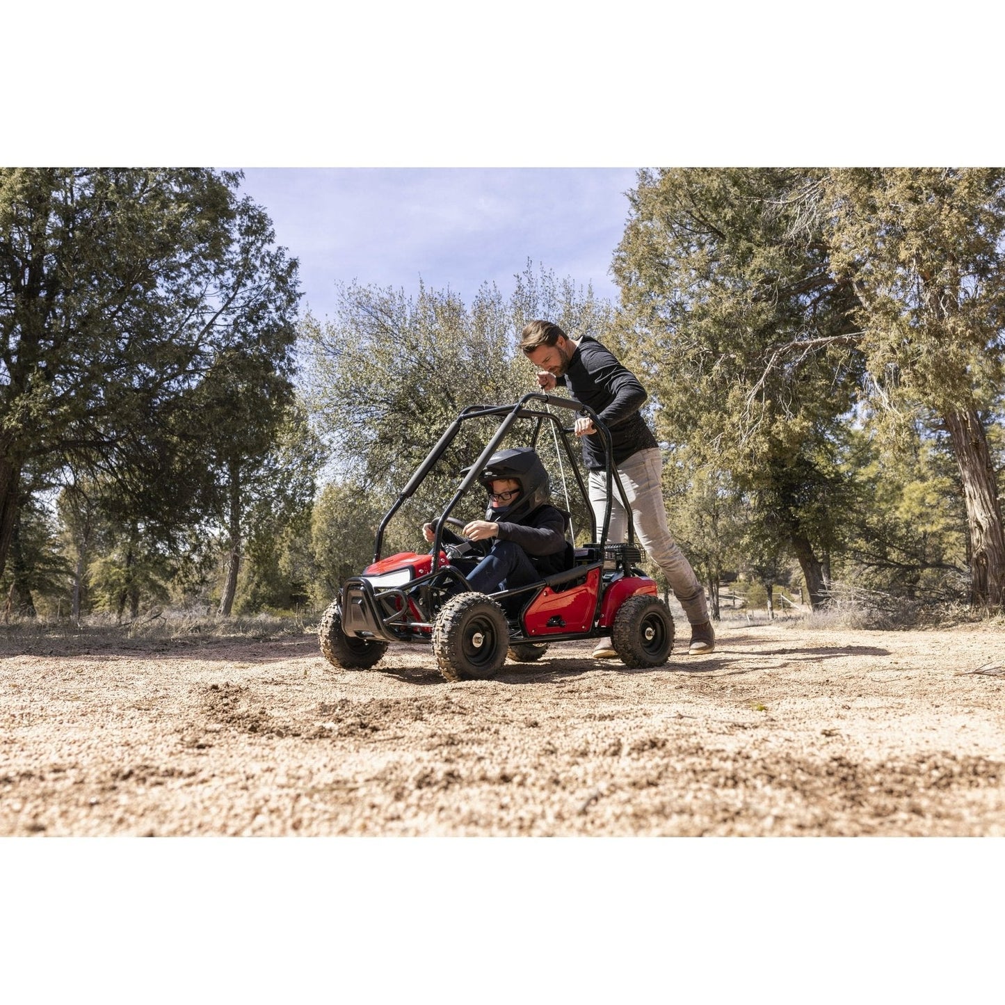 Coleman Powersports GK100 One-Seater Go Kart