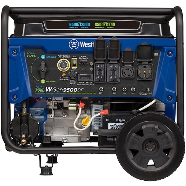 Westinghouse 12,500/9,500-Watt Tri-Fuel Portable EFI Generator