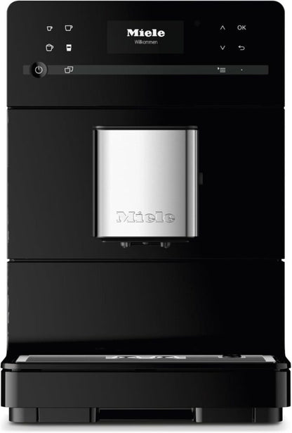 Miele CM 5310 Silence – Automatic coffee machine with OneTouch for Two, Aromatic System, coffee maker, cleaning programs and more, in obsidian black