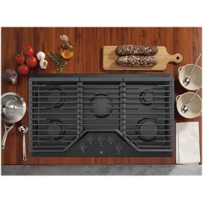 GE 36″ Built-in Gas Cooktop JGP5036DLBB