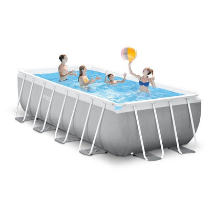 Intex 16Ft X 8Ft X 42In Prism Frame Rectangular Pool Set