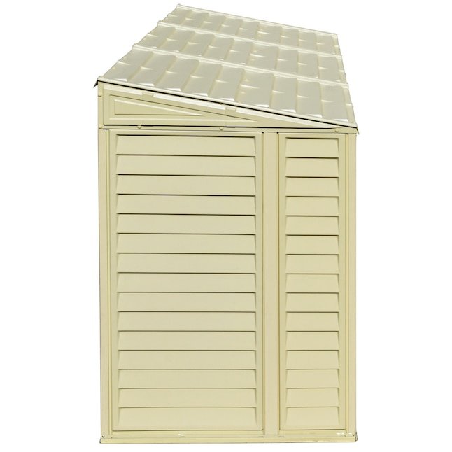 DuraMax Building Products 4-ft x 8-ft Sidemate Off-white Lean-to Vinyl Storage Shed