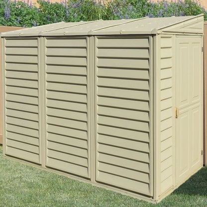 DuraMax Building Products 4-ft x 8-ft Sidemate Off-white Lean-to Vinyl Storage Shed