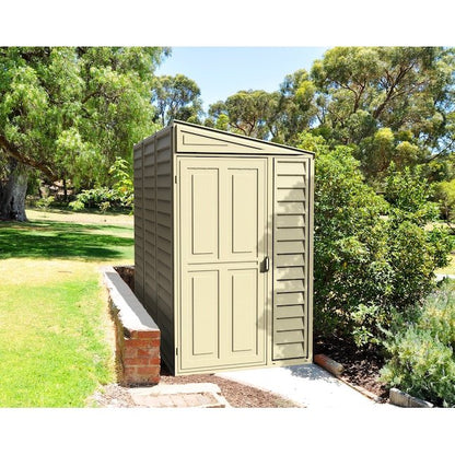 DuraMax Building Products 4-ft x 8-ft Sidemate Off-white Lean-to Vinyl Storage Shed