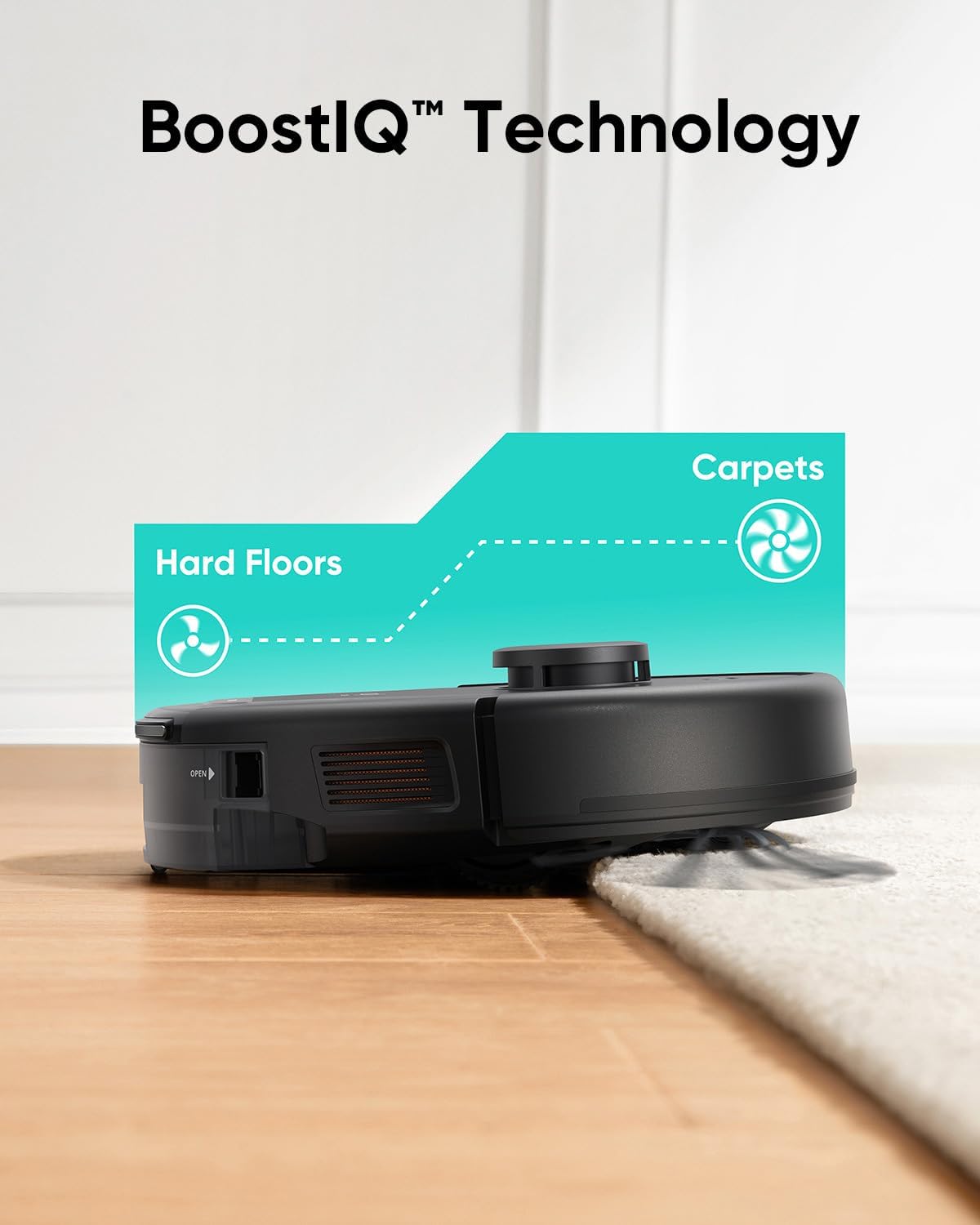 eufy L60 Robot Vacuum Cleaner, Dust,iPath Laser Navigation