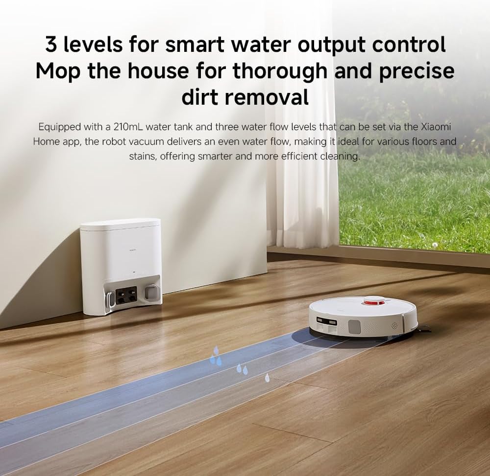 XIAOMI H40 Robot Vacuum Cleaner with Self Empty Station, 10000 Pa Suction