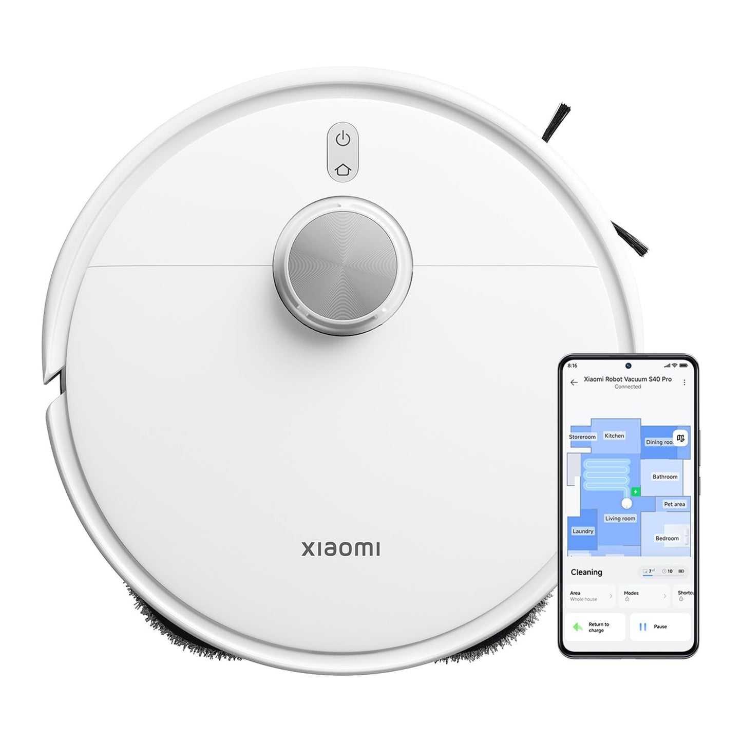 XIAOMI H40 Robot Vacuum Cleaner with Self Empty Station, 10000 Pa Suction