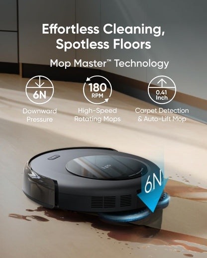 eufy C20 Omni, Robot Vacuum Cleaner With Mop, All-in-One Station,Ultra-Slim