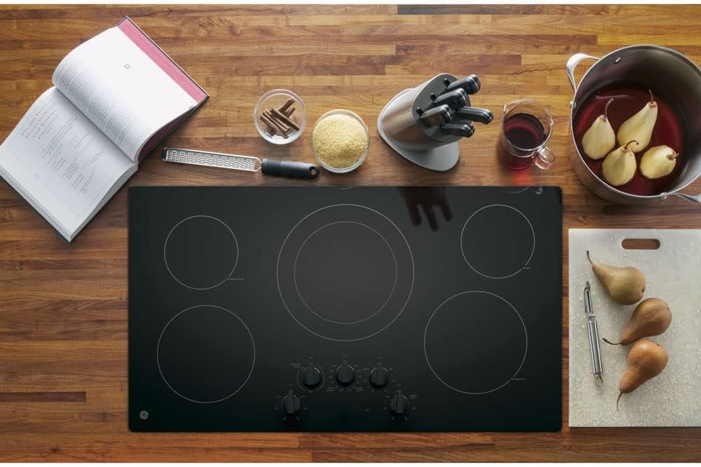 GE 36″ Built-In Electric Cooktop JP3036SLSS