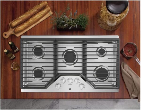 GE 36-Inch Built-in Gas Cooktop JGP5036SLSS