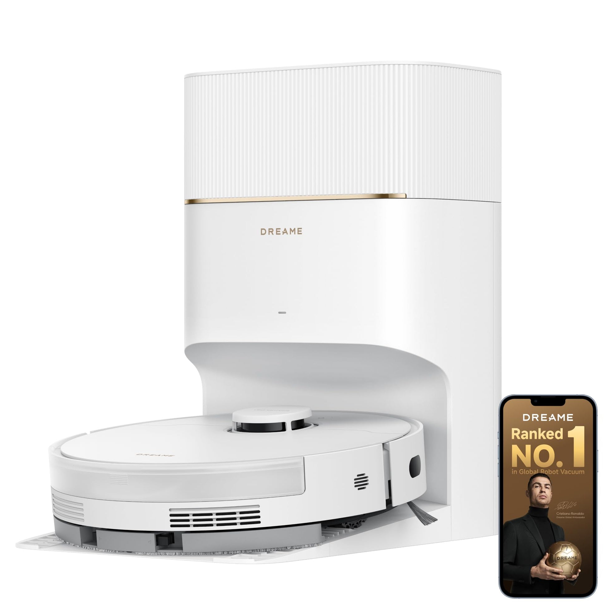 dreame D10 Plus Gen 2 Robot Vacuum and Mop with 90-Day Auto-Empty Dock