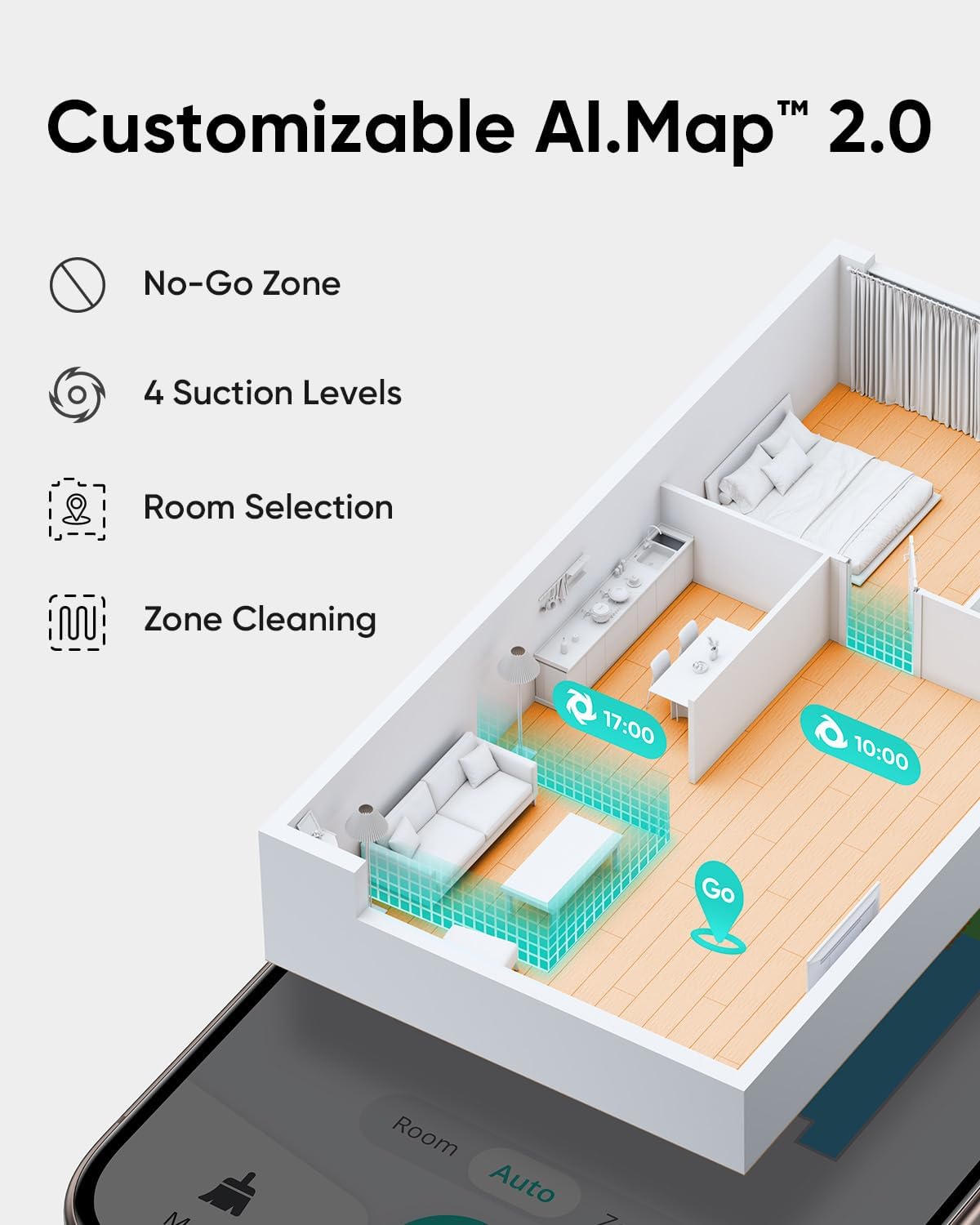 eufy L60 Robot Vacuum Cleaner, Dust,iPath Laser Navigation