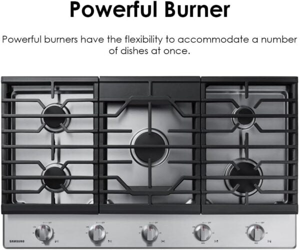 Samsung 36″ Gas Cooktop NA36R5310FS