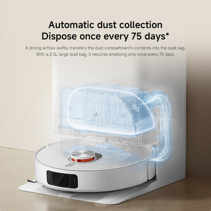 XIAOMI Robot Vacuum X20 Pro – Smart 2-in-1 Vacuum & Mop with Auto-Empty Dock, AI Obstacle Avoidance, 8000Pa Suction, LDS Laser Navigation, App & Voice Control, UK Version – White