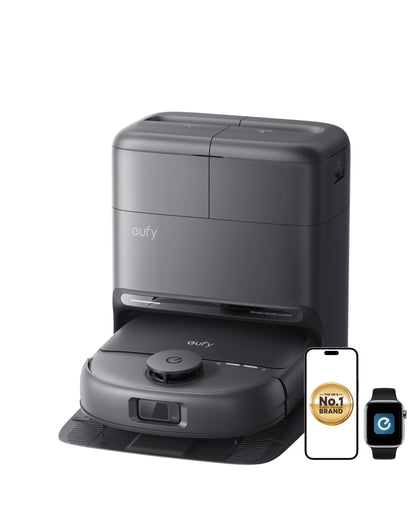 eufy E25 Omni, Robot Vacuum Cleaner with Mop,HydroJet Self-Clean Roller Mop