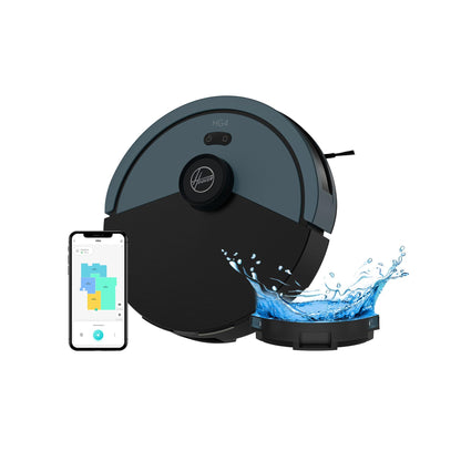 HG4 Robot Vacuum Cleaner, Up to 4000Pa Suction, Laser Navigation, Wi-Fi, Charging Base with Automatic Return, Obstacle Sensor, Customisable Home Map [HG410D]