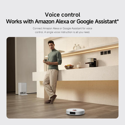XIAOMI Robot Vacuum X20 Pro – Smart 2-in-1 Vacuum & Mop with Auto-Empty Dock, AI Obstacle Avoidance, 8000Pa Suction, LDS Laser Navigation, App & Voice Control, UK Version – White