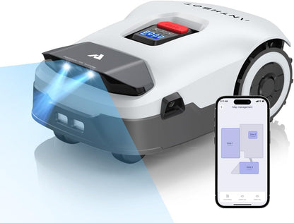 ANTHBOT Robot Lawnmower NO Wire - 3000m², Full Band RTK+4-Eye Vision Robotic Lawn Mower, Automatic Mapping, 30 Multi-zone Management, Accurate Obstacle Avoidance, APP Control