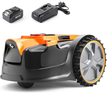 LawnMaster OcuMow 16 Vision Robot Lawnmower with Battery & Charger, 150m2