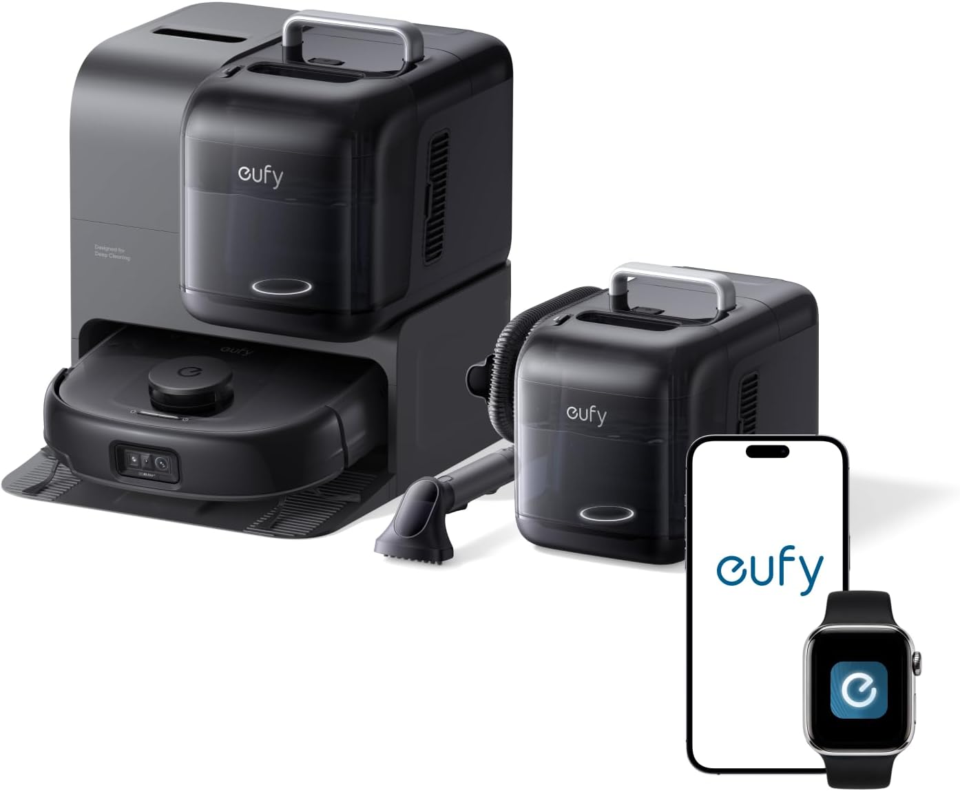 eufy E28 Omni,Robot Vacuum Cleaner with Mop, Portable Deep Cleaner