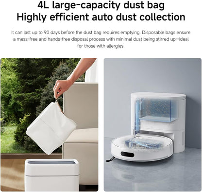 XIAOMI H40 Robot Vacuum Cleaner with Self Empty Station, 10000 Pa Suction