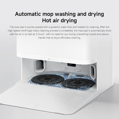 XIAOMI Robot Vacuum X20 Pro – Smart 2-in-1 Vacuum & Mop with Auto-Empty Dock, AI Obstacle Avoidance, 8000Pa Suction, LDS Laser Navigation, App & Voice Control, UK Version – White