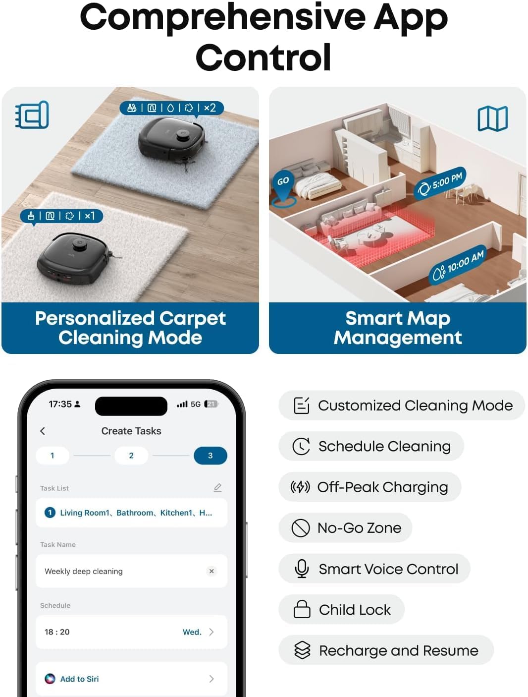 eufy E28 Omni,Robot Vacuum Cleaner with Mop, Portable Deep Cleaner