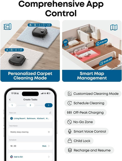 eufy E28 Omni,Robot Vacuum Cleaner with Mop, Portable Deep Cleaner