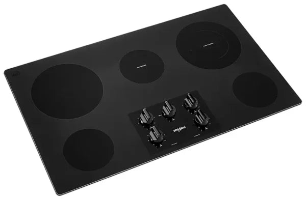 Whirlpool 36-Inch Electric Ceramic Glass Cooktop WCE55US6HB