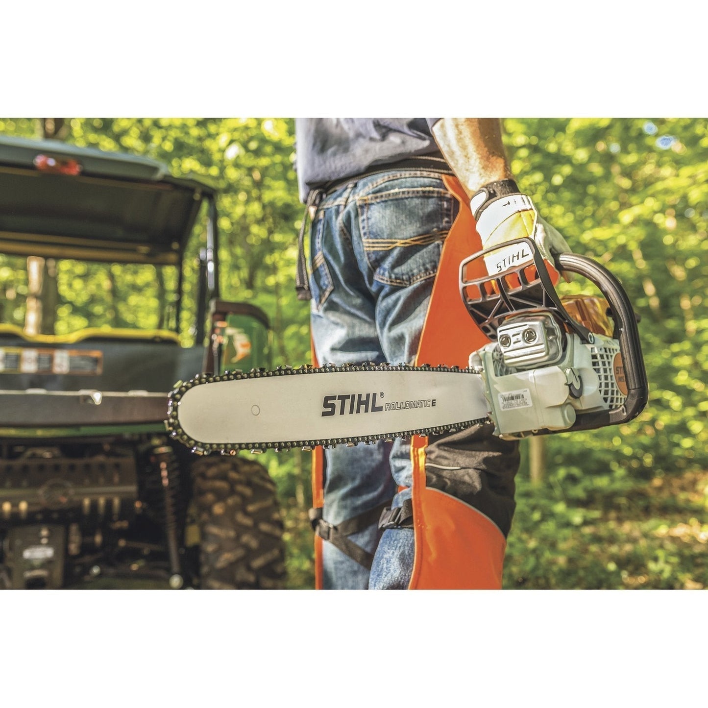 Stihl Gas-Powered Chainsaw, 20in. Bar, 55.5cc, 0.325in. Chain Pitch, Model# MS 291 20
