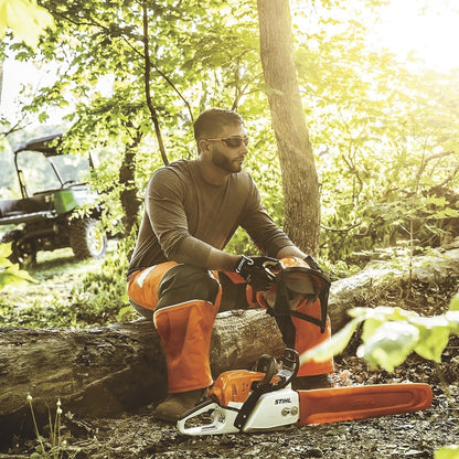 Stihl Gas-Powered Chainsaw, 20in. Bar, 55.5cc, 0.325in. Chain Pitch, Model# MS 291 20