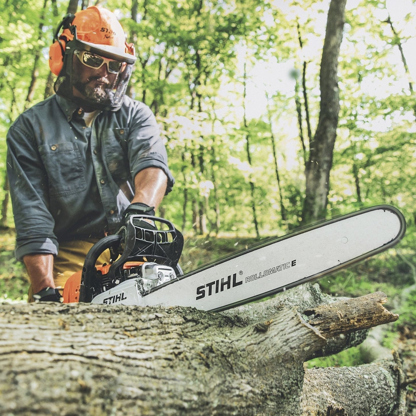 Stihl Gas-Powered Chainsaw, 20in. Bar, 64.1cc, 3/8in. Chain Pitch, Model# MS 391