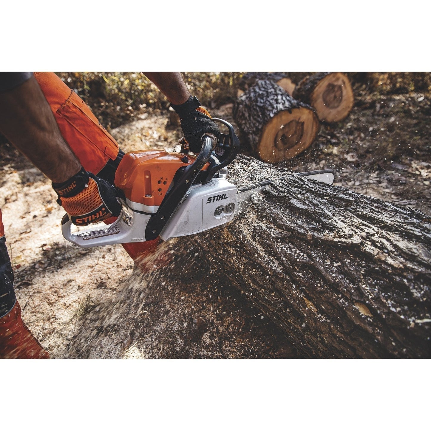 Stihl Gas-Powered Chainsaw, 20in. Bar, 64.1cc, 3/8in. Chain Pitch, Model# MS 391