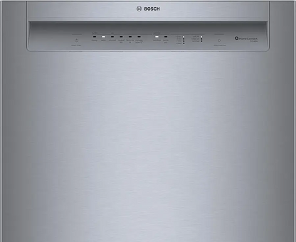 Bosch – 100 Series 24″ Front Control Smart Built-In Hybrid Tub Dishwasher with PureDry, 50 dBA – Stainless Steel