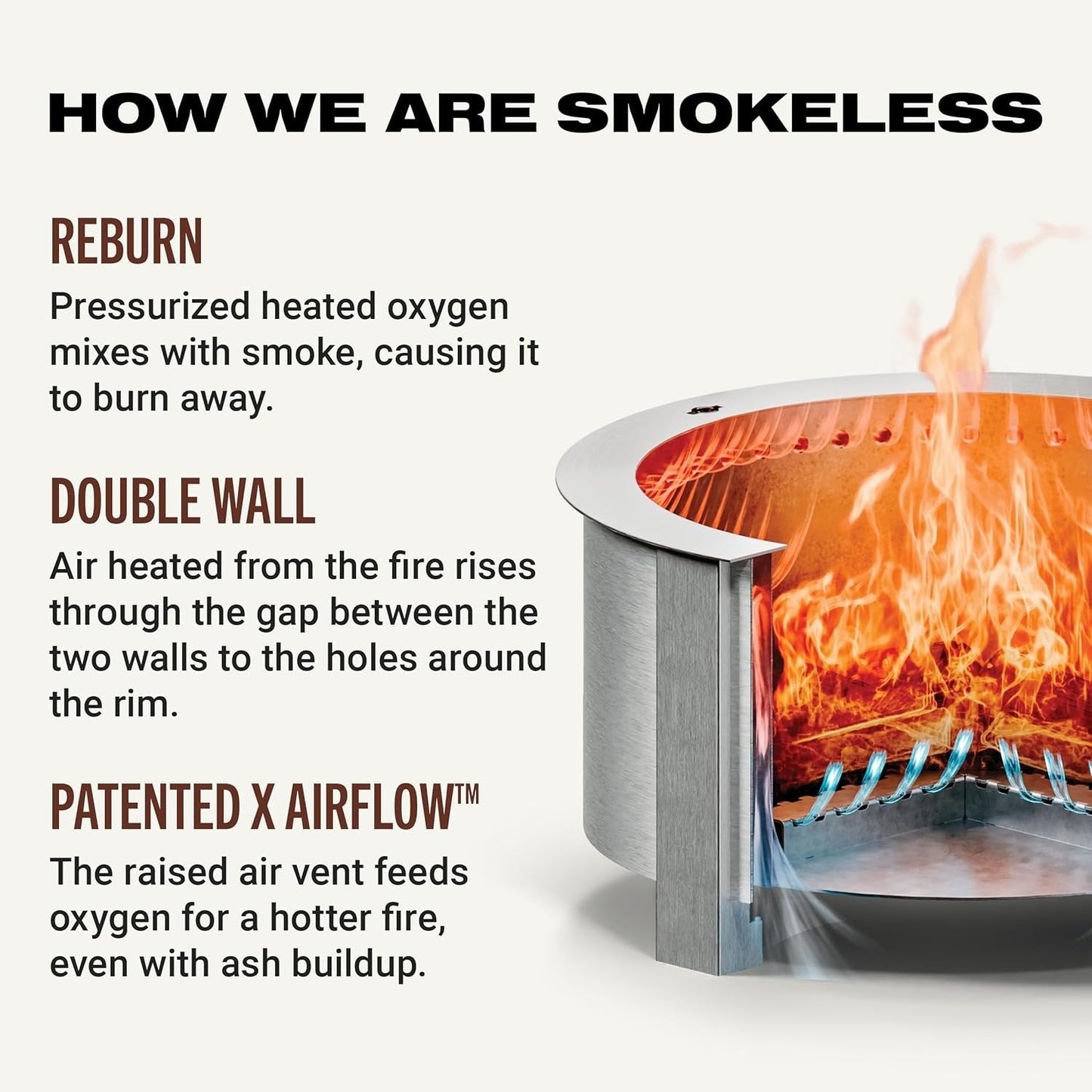 Breeo X Series 24 Smokeless Fire Pit