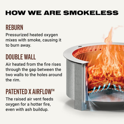 Breeo X Series 24 Smokeless Fire Pit