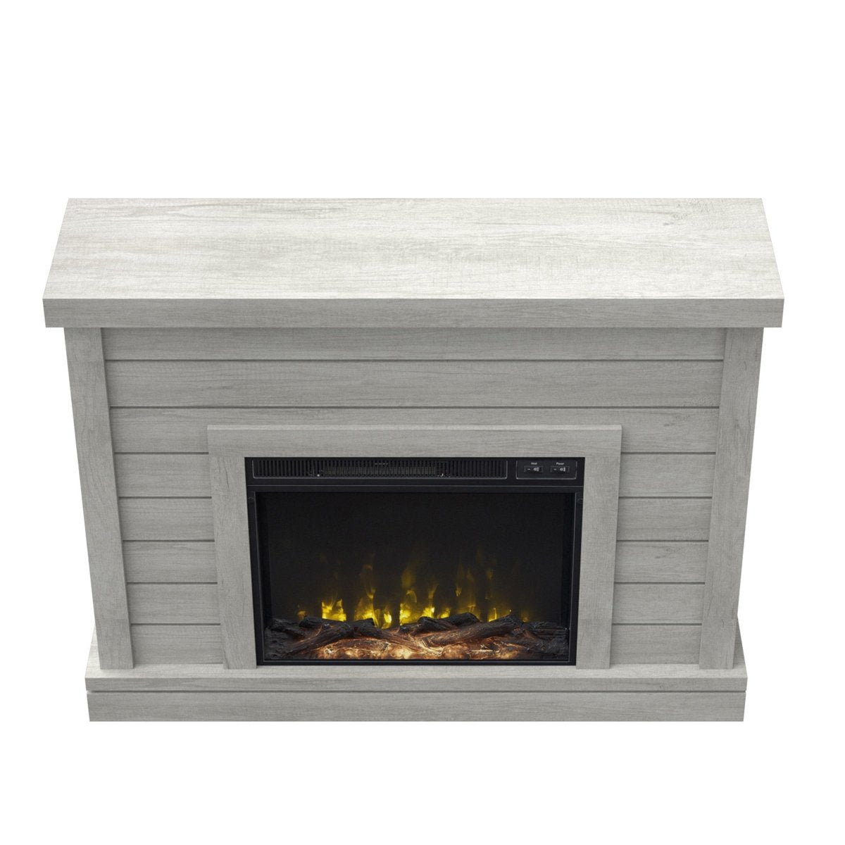 Alaya Wall Mounted Electric Fireplace Sand & Stable Finish