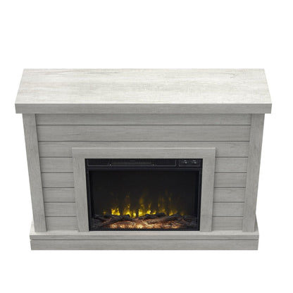 Alaya Wall Mounted Electric Fireplace Sand & Stable Finish