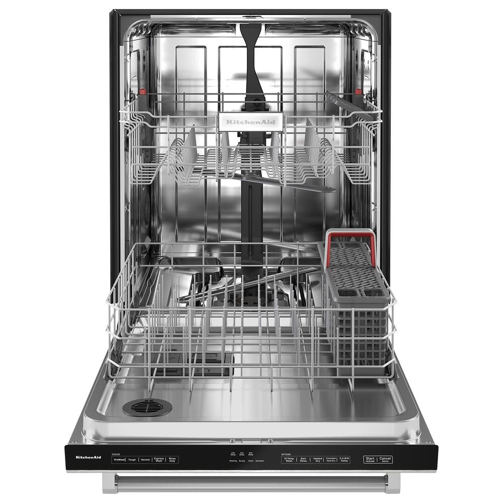 KitchenAid 24″ Fully-Integrated Built-In Dishwasher with 30 Total Wash Jets in PrintShield Stainless Steel