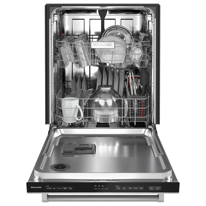KitchenAid 24″ Fully-Integrated Built-In Dishwasher with 30 Total Wash Jets in PrintShield Stainless Steel